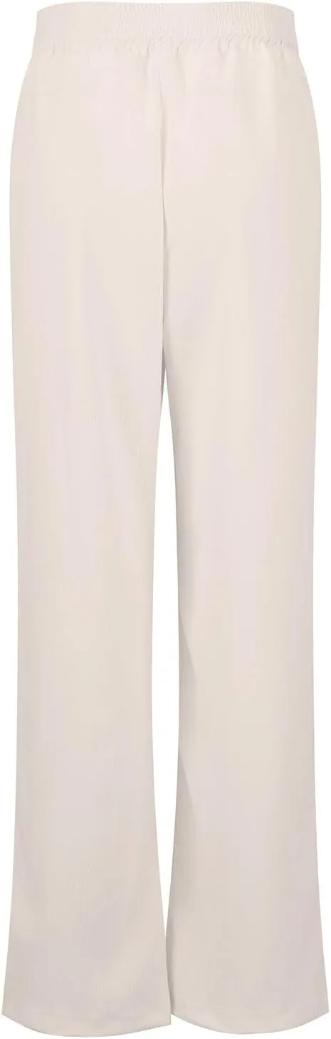 Wide Leg Linen Pants for Women Crossover High Waisted Palazzo Pants Casual Flowy Flare Beach Pants Resort Outfits