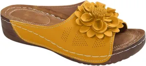 Women Comfortable Sandals Orthotic Walking Orthopedic Arch Support Sandals Open Toe Outer Wear Slippers Beach Sandals