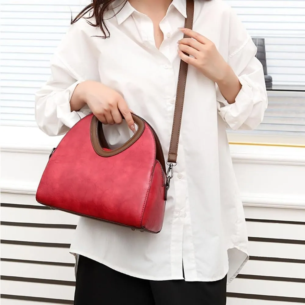 Women Tote Bags Top-handle Purse Flower PU Leather Shoulder Satchel Print Handbag Waterproof Tote with Adjustable Strap