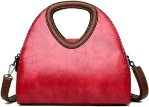 Women Tote Bags Top-handle Purse Flower PU Leather Shoulder Satchel Print Handbag Waterproof Tote with Adjustable Strap