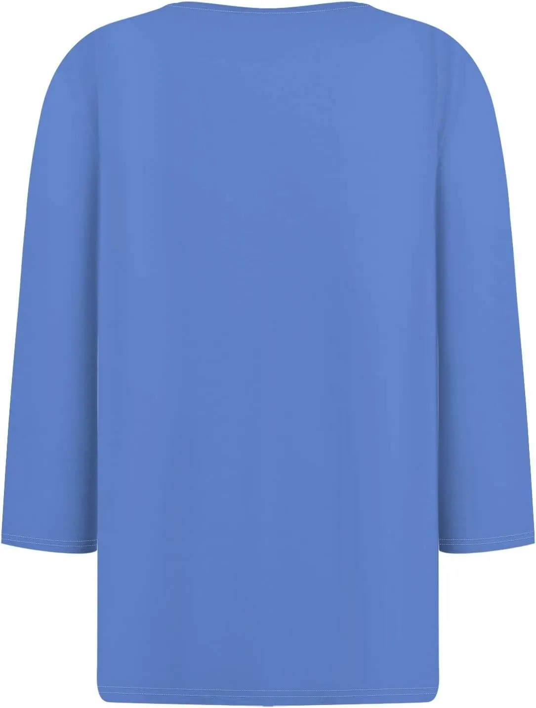 Women's 2024 Fashion Tops 3/4 Sleeve T-Shirts Cute Crewneck Basic Business Tees Blouses