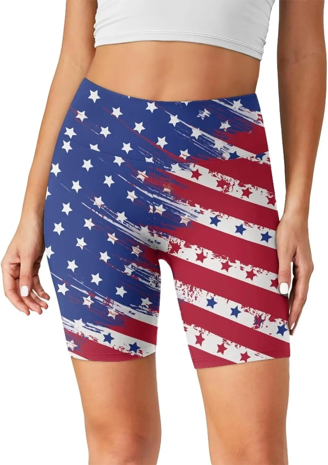 Women's Athletic Shorts High Waisted Short Yoga Pants for Women Running Shorts Gym Elastic Workout Shorts