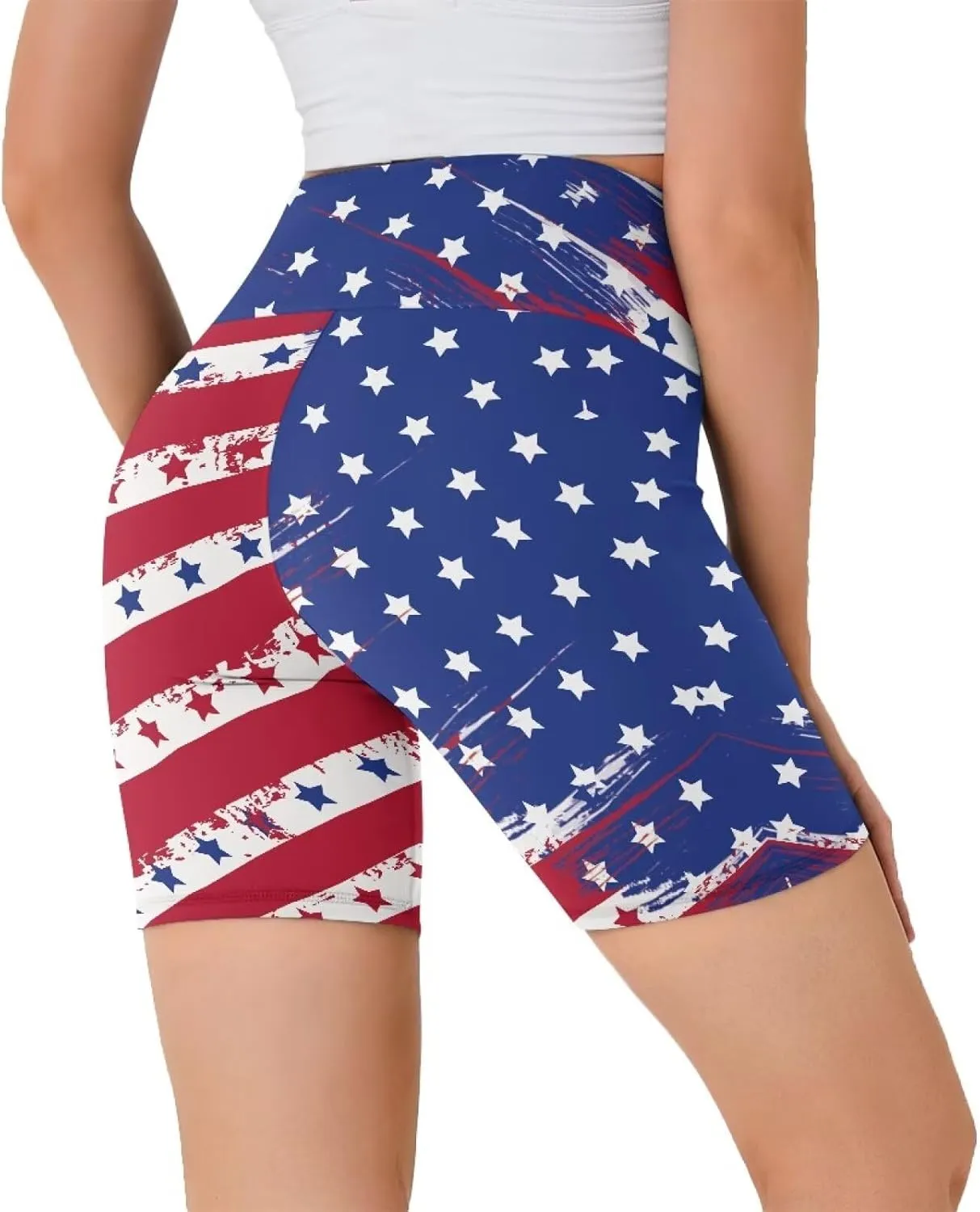 Women's Athletic Shorts High Waisted Short Yoga Pants for Women Running Shorts Gym Elastic Workout Shorts