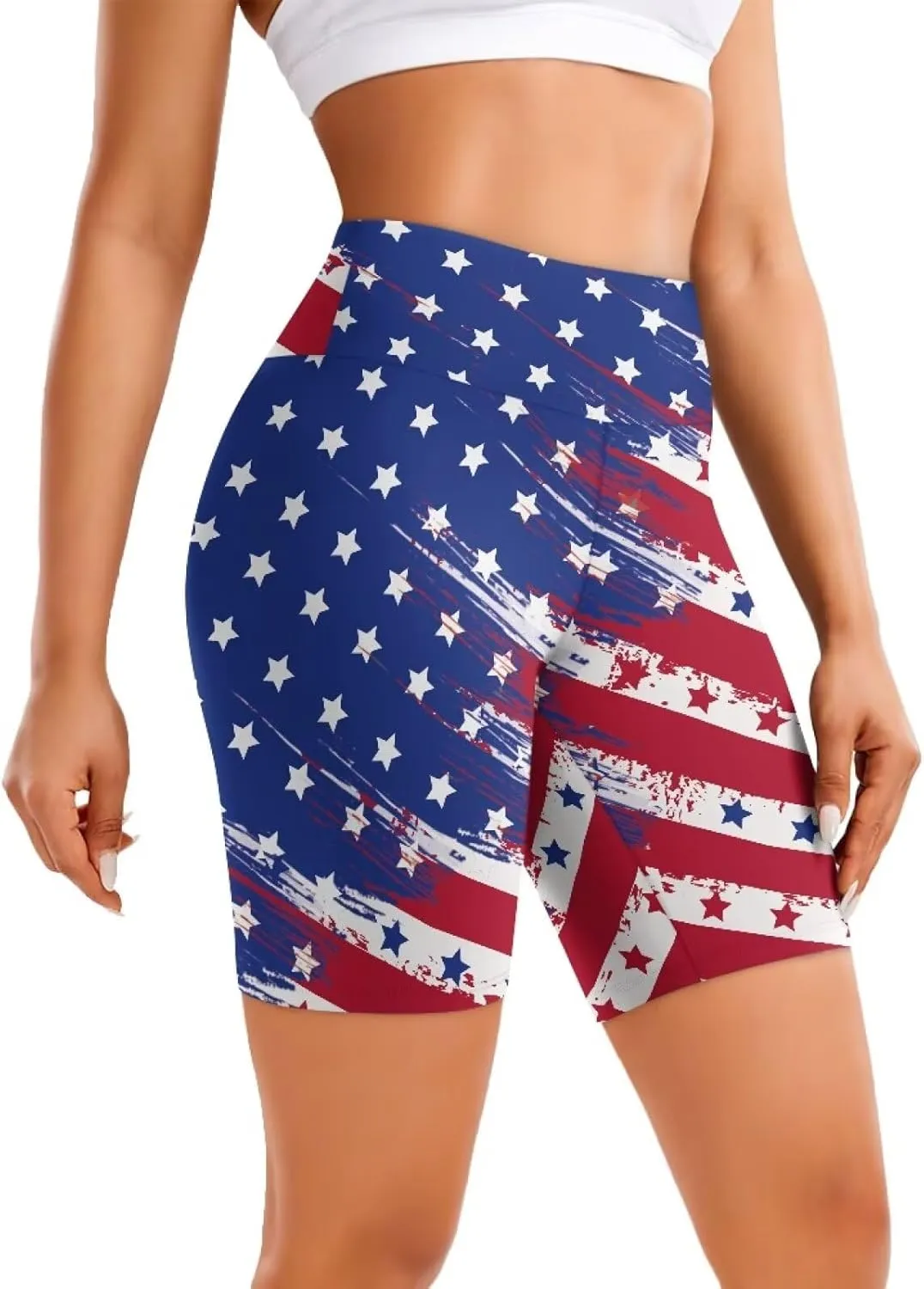 Women's Athletic Shorts High Waisted Short Yoga Pants for Women Running Shorts Gym Elastic Workout Shorts