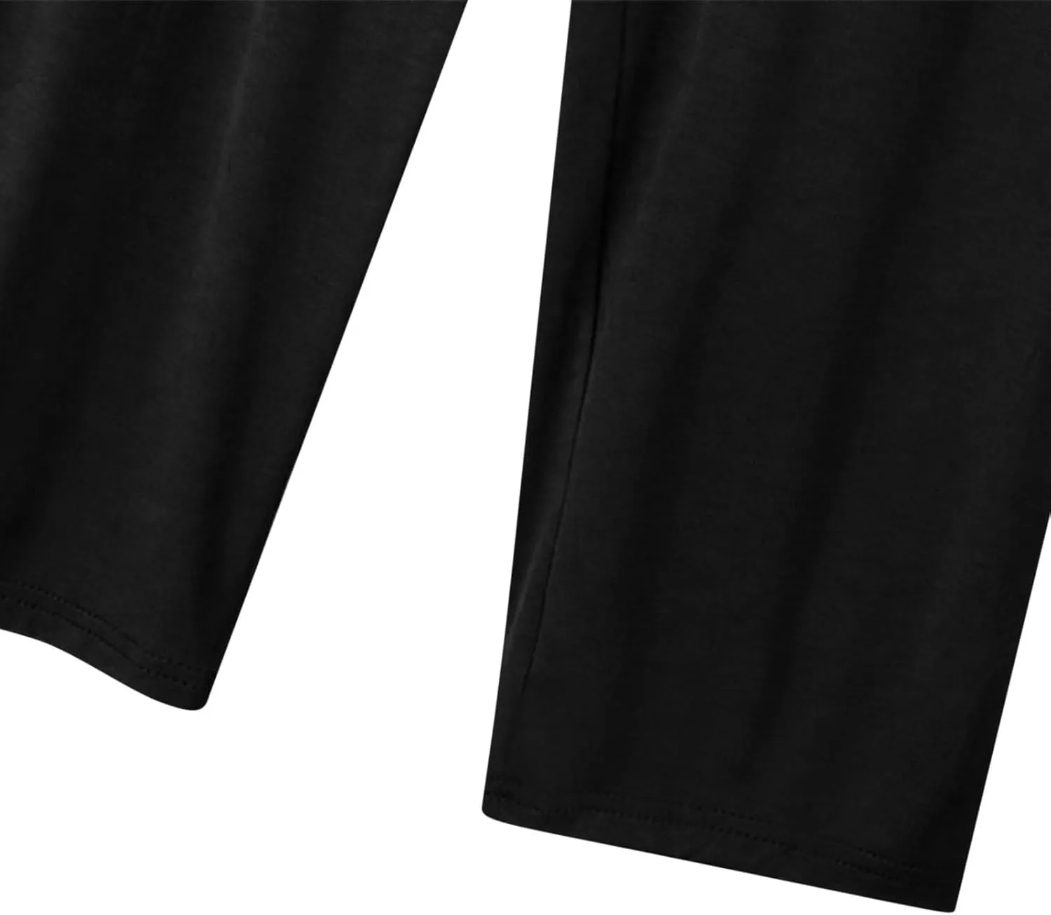 Women's Casual Capri Pants 3/4 Length Trousers, Ladies Thin Cropped Trouser Three Quarter Soft Shorts Bottom