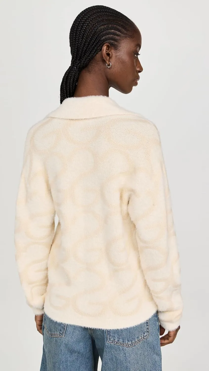 Women's Long Sleeve Cropped Cardigan