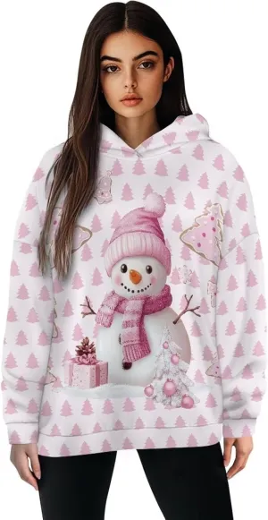 Womens Loose Hoodies Long Sleeve Sweatshirts Fall Outfits Winter Clothes Fashion Outfits, Casual Style S-2XL