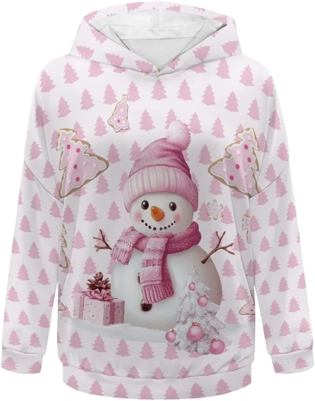 Womens Loose Hoodies Long Sleeve Sweatshirts Fall Outfits Winter Clothes Fashion Outfits, Casual Style S-2XL
