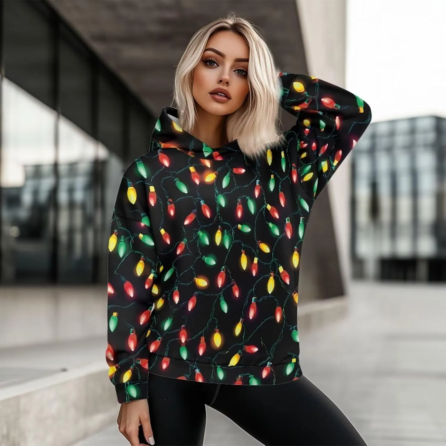 Womens Loose Hoodies Long Sleeve Sweatshirts Fall Outfits Winter Clothes Fashion Outfits, Casual Style S-2XL