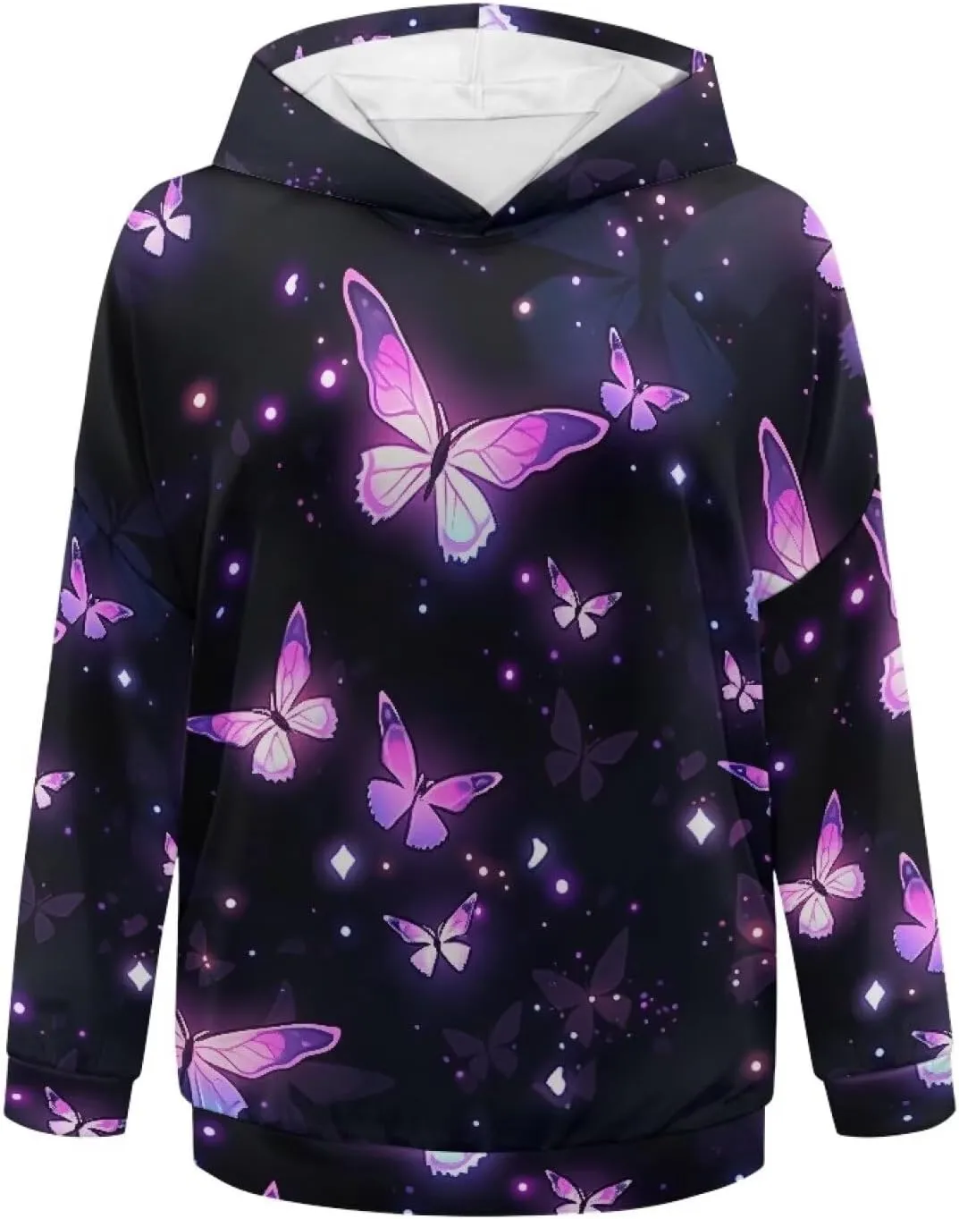 Womens Loose Hoodies Long Sleeve Sweatshirts Fall Outfits Winter Clothes Fashion Outfits, Casual Style S-2XL