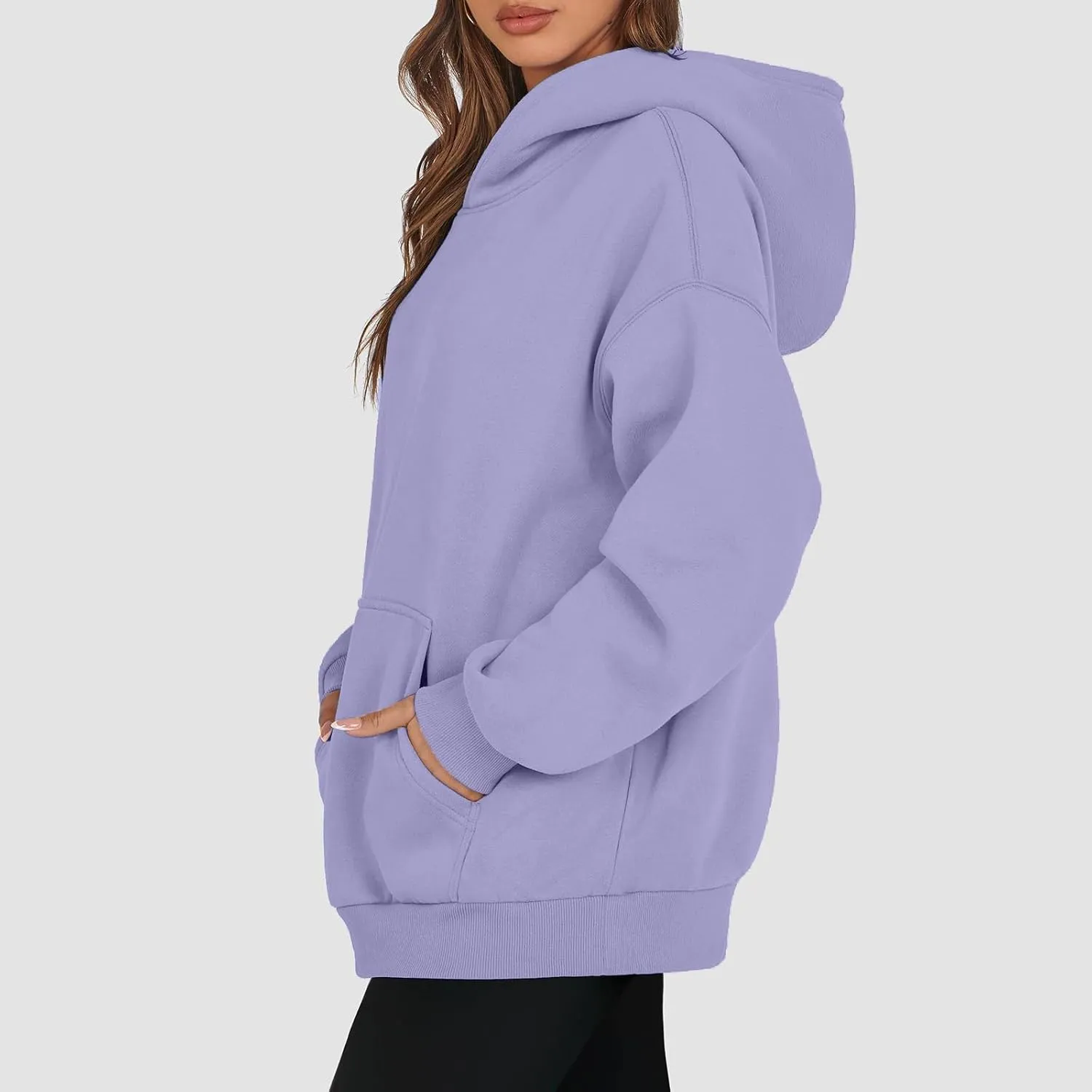 Womens Oversized Hoodies 2025 Long Sleeve Sweatshirts Pullover Fall Clothes with Pocket Fashion Y2k Clothes Comfort
