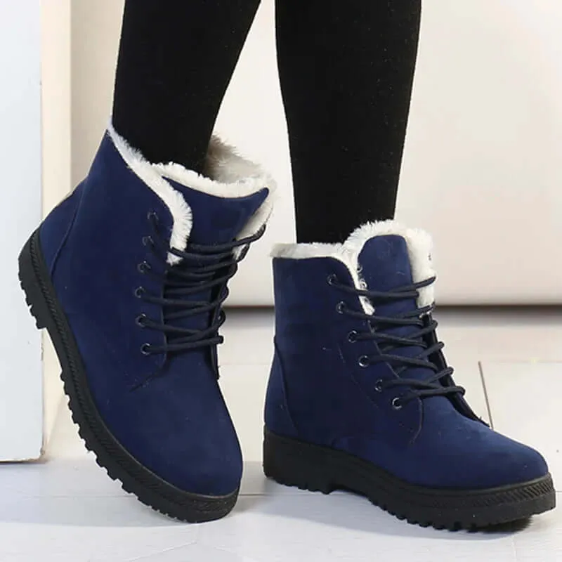 Women's Plush Lined Winter Boots: Warm, Stylish & Comfortable