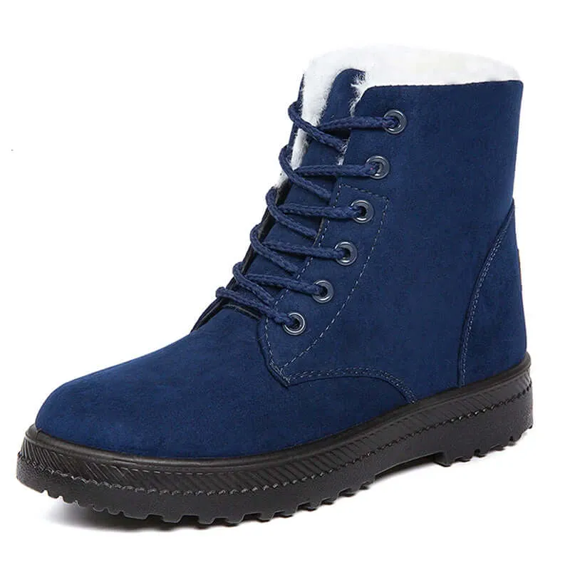 Women's Plush Lined Winter Boots: Warm, Stylish & Comfortable