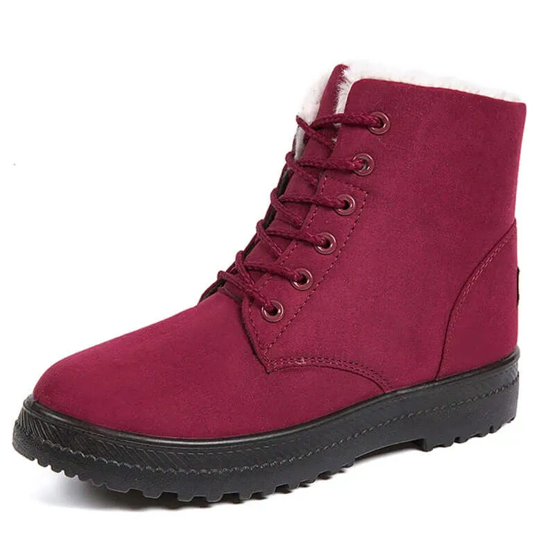 Women's Plush Lined Winter Boots: Warm, Stylish & Comfortable