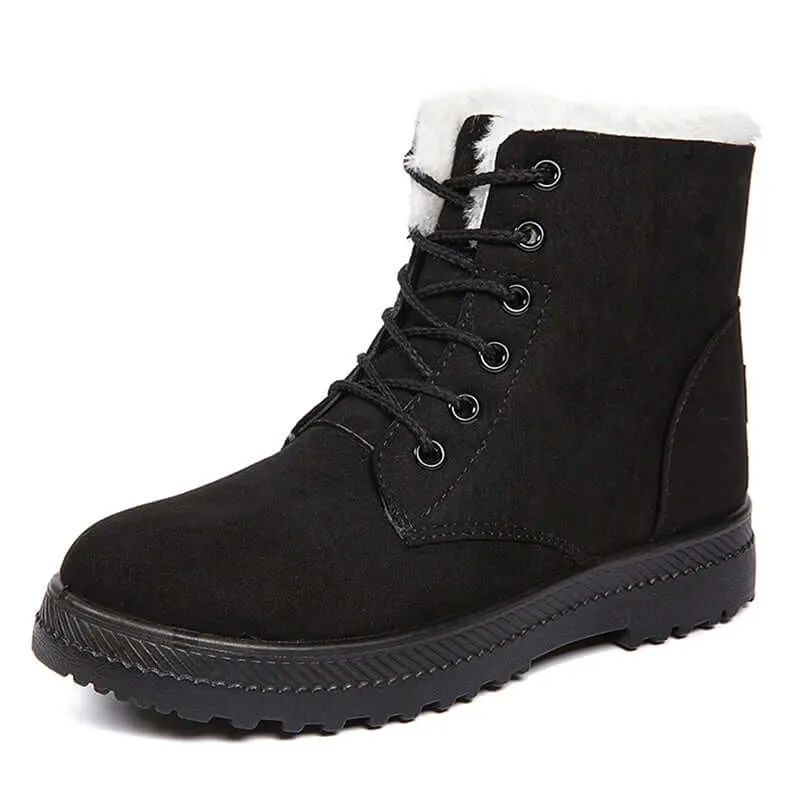 Women's Plush Lined Winter Boots: Warm, Stylish & Comfortable