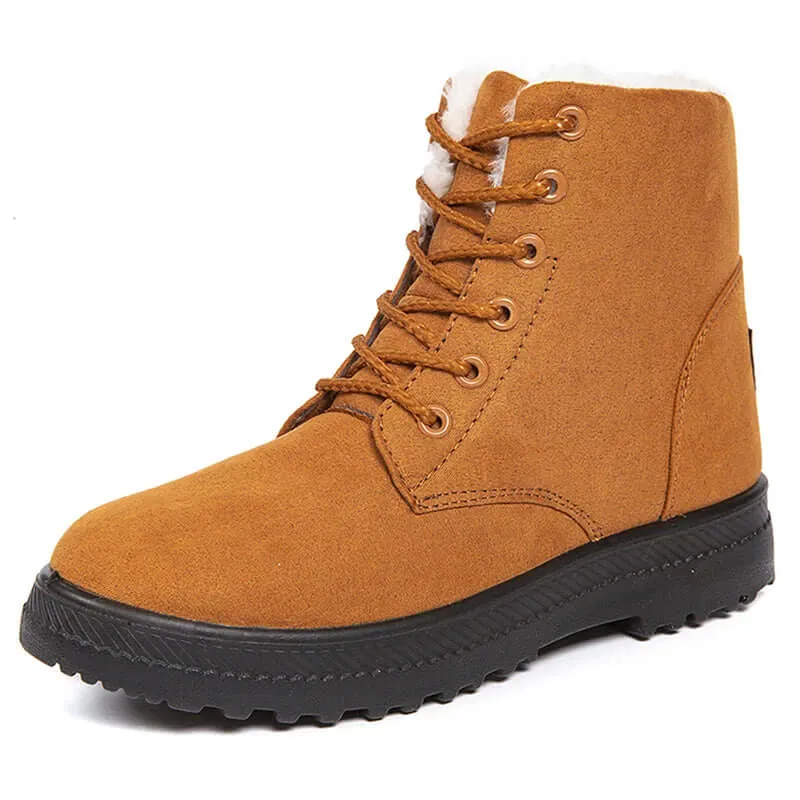 Women's Plush Lined Winter Boots: Warm, Stylish & Comfortable