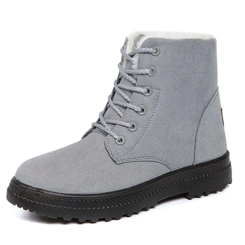 Women's Plush Lined Winter Boots: Warm, Stylish & Comfortable