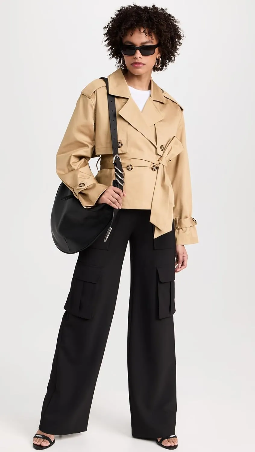 Women's The Cropped Charles Trench Coat