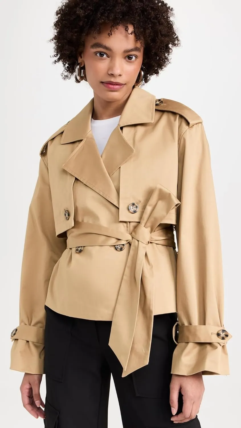 Women's The Cropped Charles Trench Coat