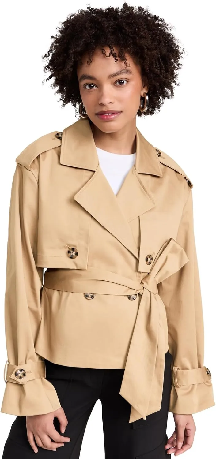 Women's The Cropped Charles Trench Coat