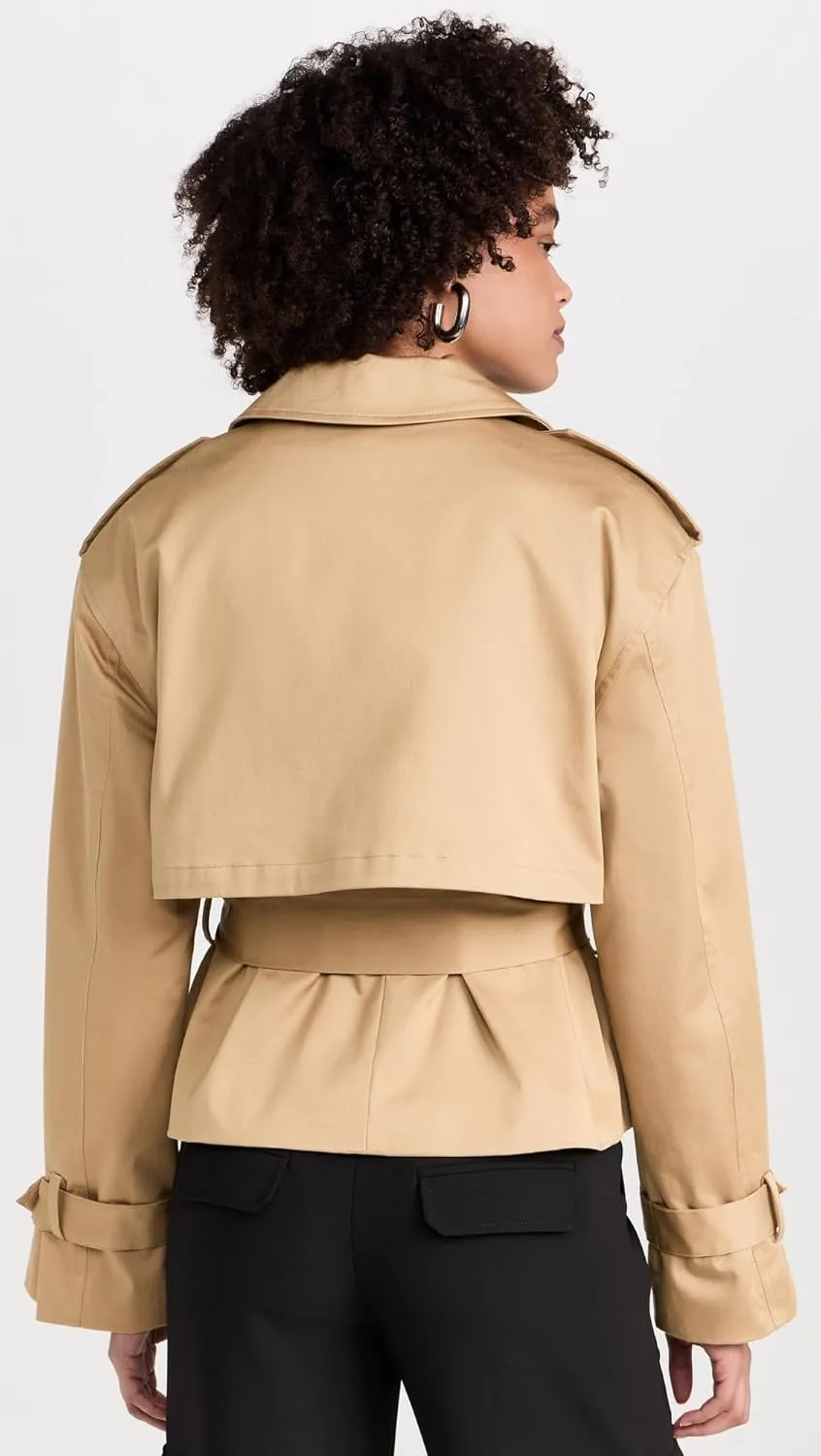 Women's The Cropped Charles Trench Coat