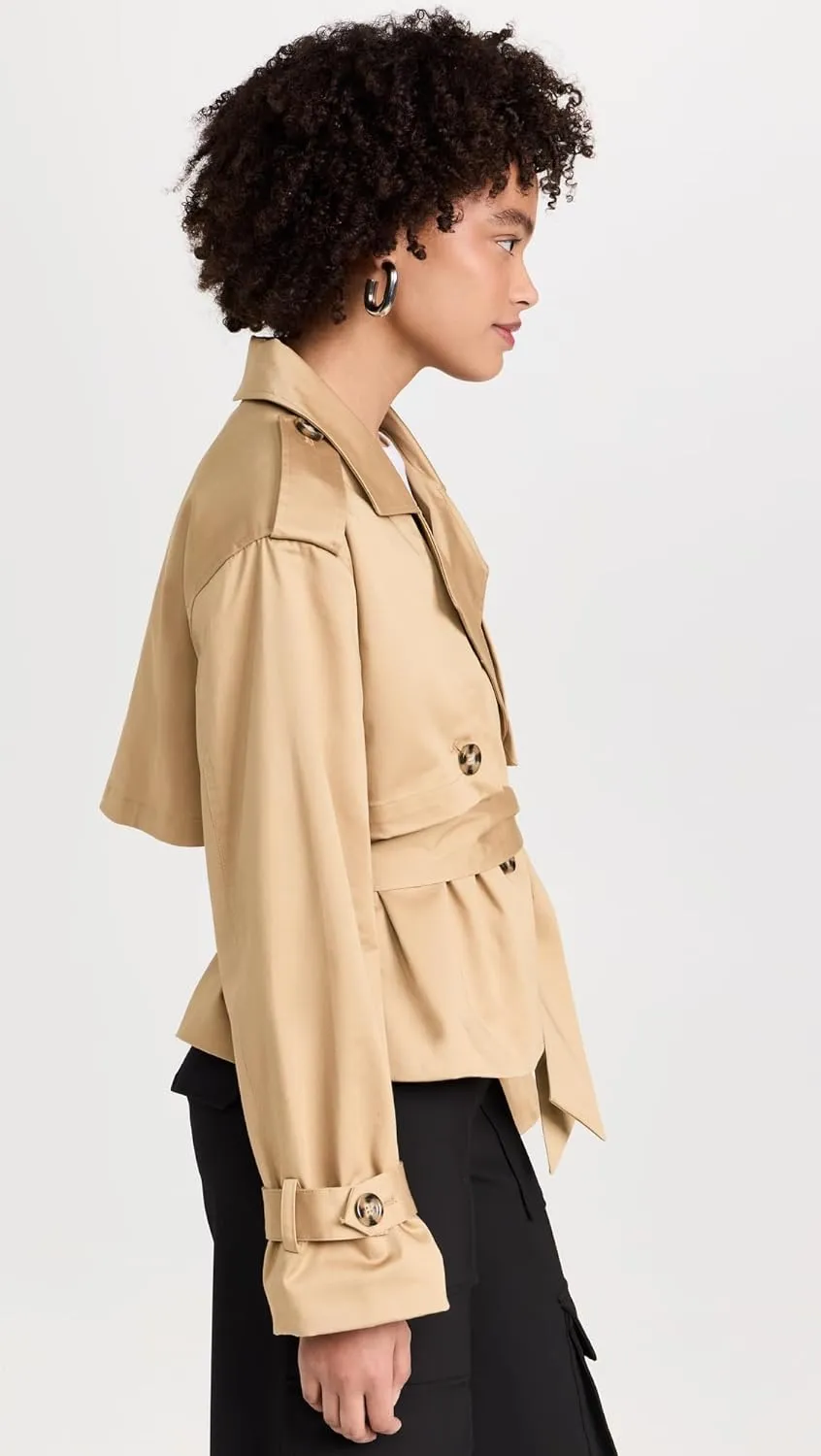 Women's The Cropped Charles Trench Coat