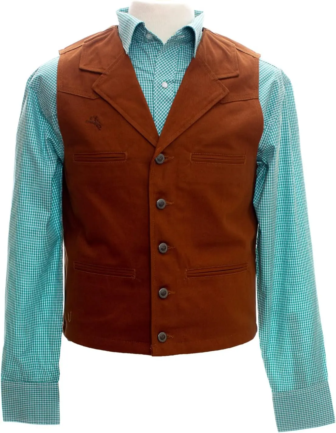 Wyoming Traders mens Bronco Canvas Vest