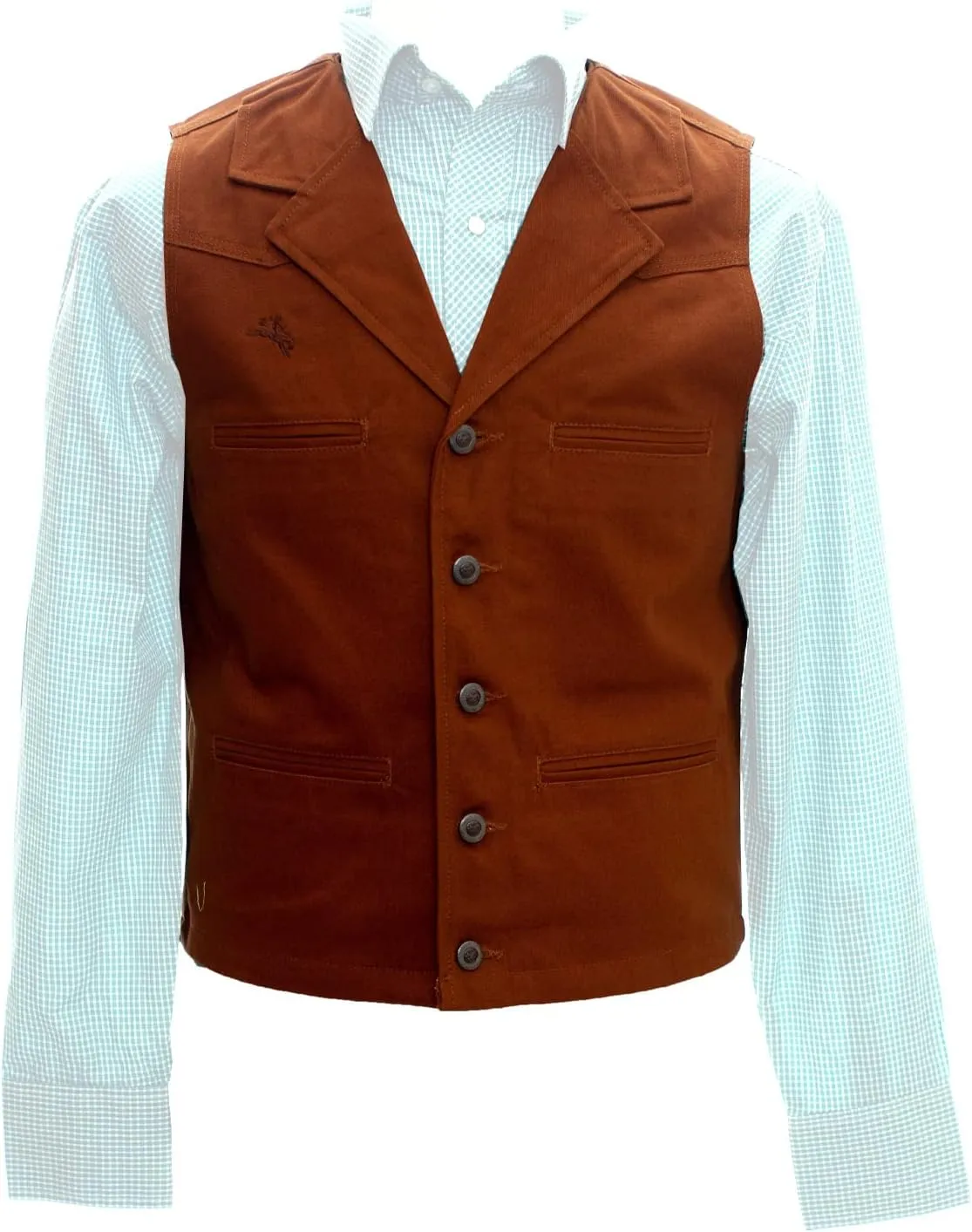 Wyoming Traders mens Bronco Canvas Vest