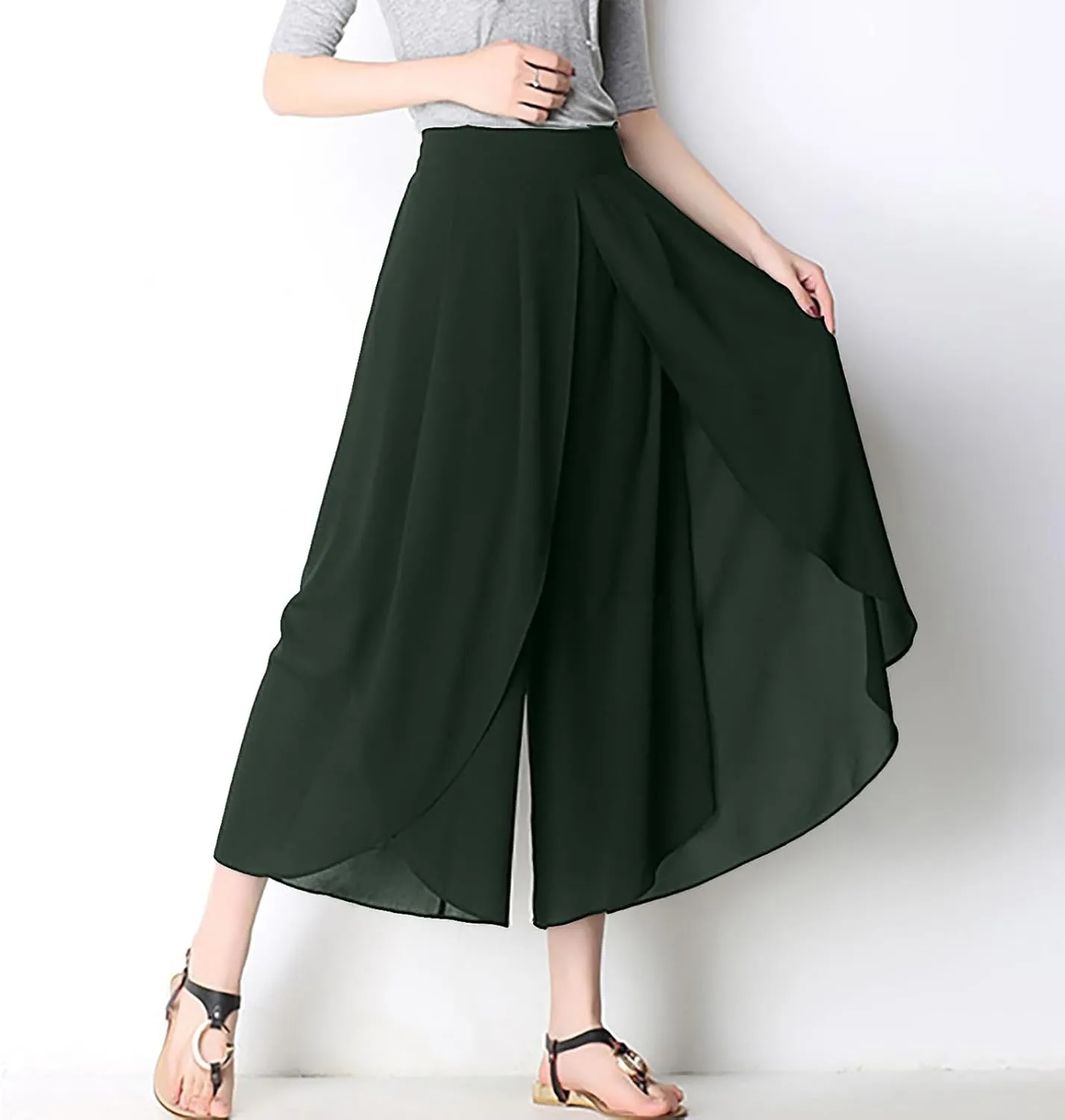 YOLAI Dance Pants for Women Flowy Women's High Waist Wide Leg Pants Casual Trousers Sweatpants Lounge Wear Fashion